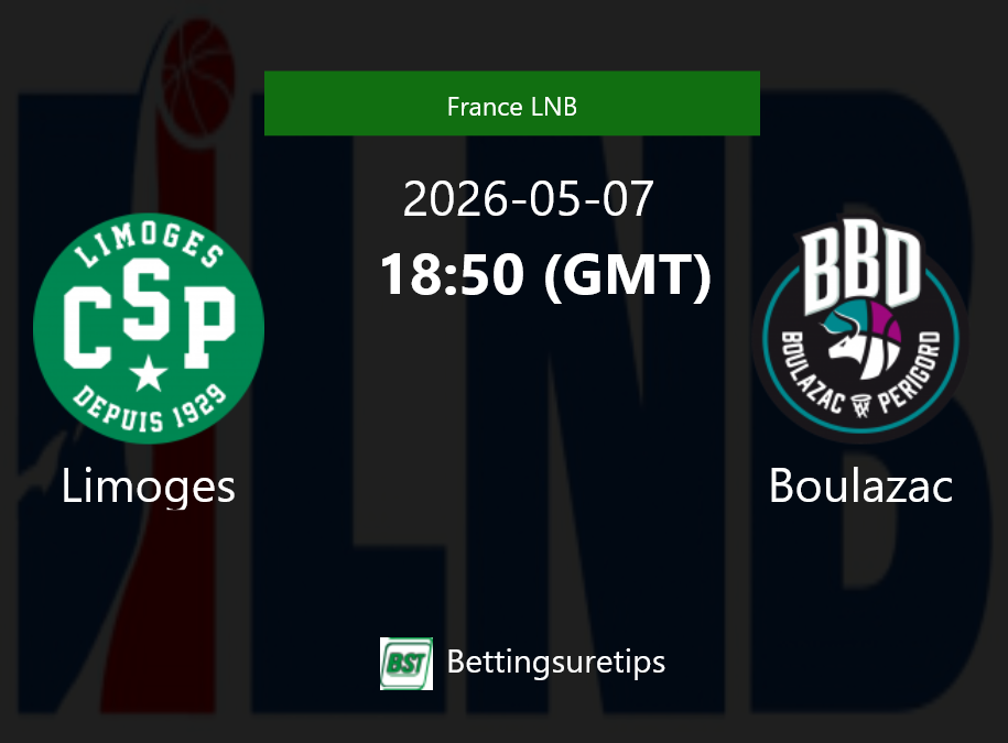 Limoges vs Boulazac Prediction and Pick - France LNB Limoges vs Boulazac Prediction and Pick - France LNB