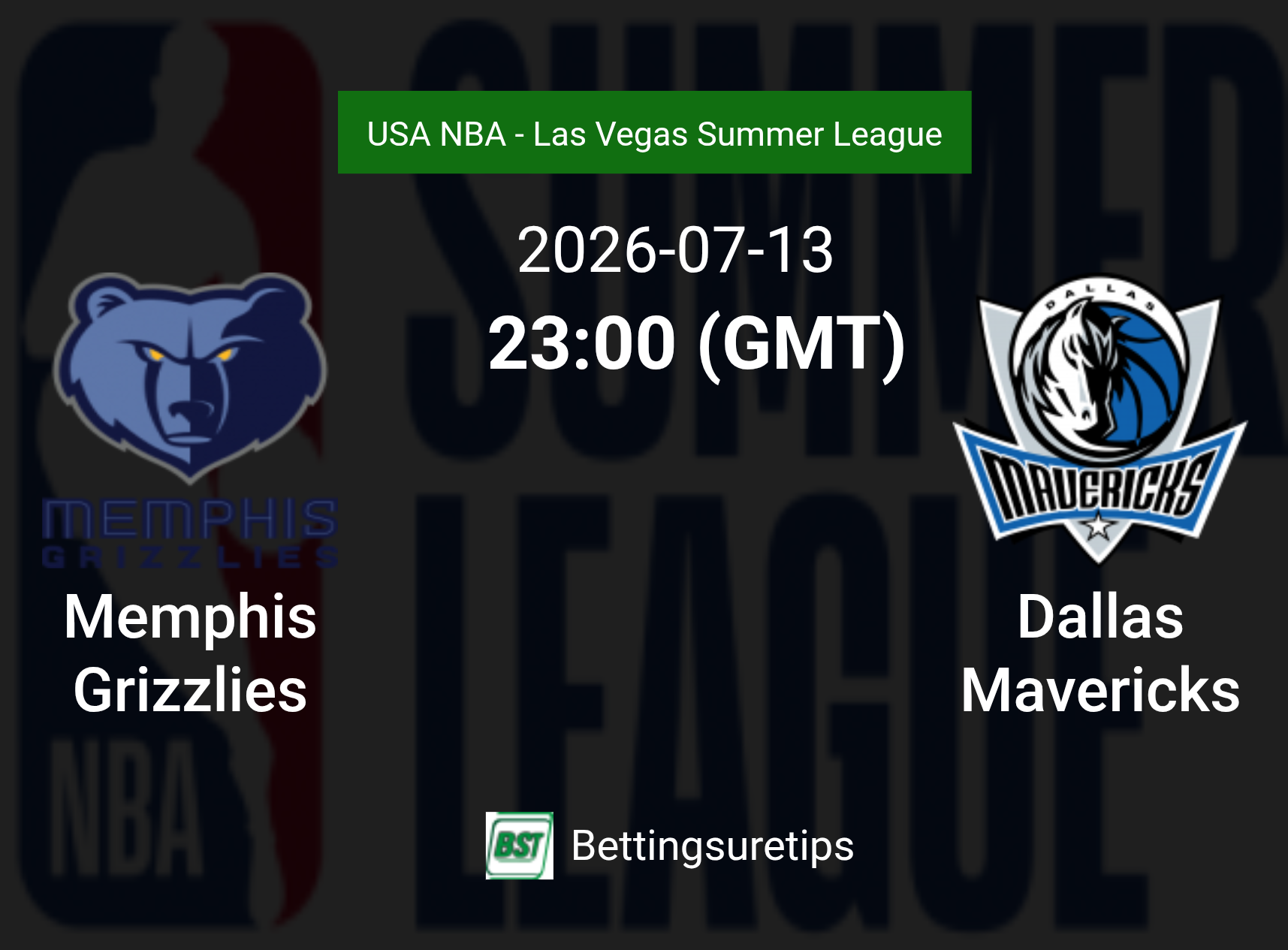 Memphis Grizzlies vs Dallas Mavericks Prediction and Pick - USA NBA - Las Vegas Summer League Memphis Grizzlies vs Dallas Mavericks Prediction and Pick - USA NBA - Las Vegas Summer League