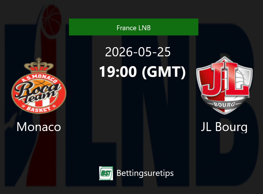 Monaco vs JL Bourg Prediction and Pick - France LNB Monaco vs JL Bourg Prediction and Pick - France LNB
