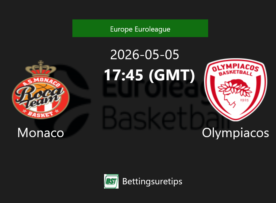 Monaco vs Olympiacos Prediction and Pick - Europe Euroleague Monaco vs Olympiacos Prediction and Pick - Europe Euroleague