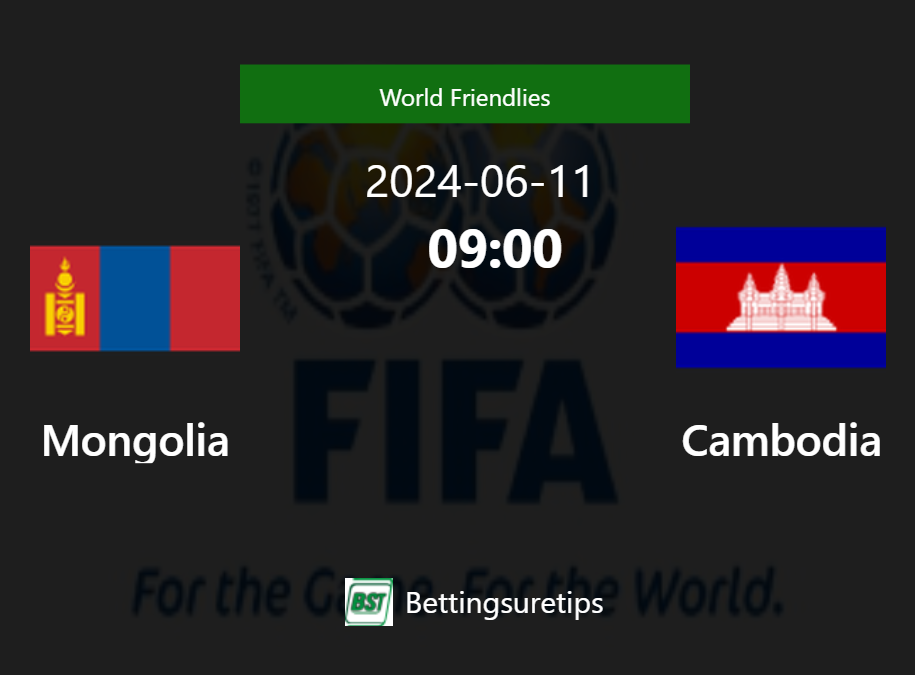 Mongolia vs Cambodia's Prediction and Betting Tips 11th June 2024