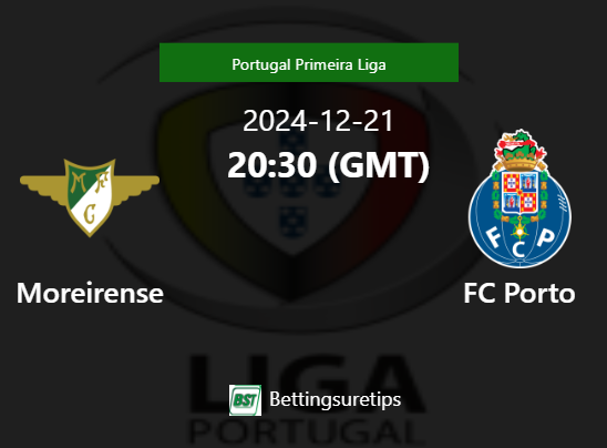 Moreirense vs FC Porto Prediction Betting Tips & Correct Score