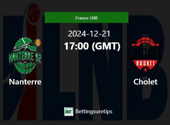 Nanterre vs Cholet Prediction and Pick - France LNB