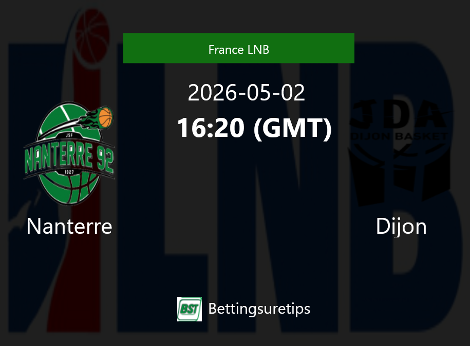 Nanterre vs Dijon Prediction and Pick - France LNB Nanterre vs Dijon Prediction and Pick - France LNB
