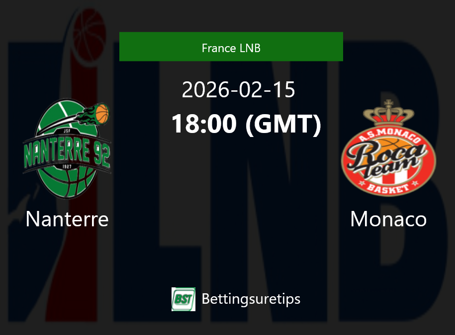 Nanterre vs Monaco Prediction and Pick - France LNB Nanterre vs Monaco Prediction and Pick - France LNB