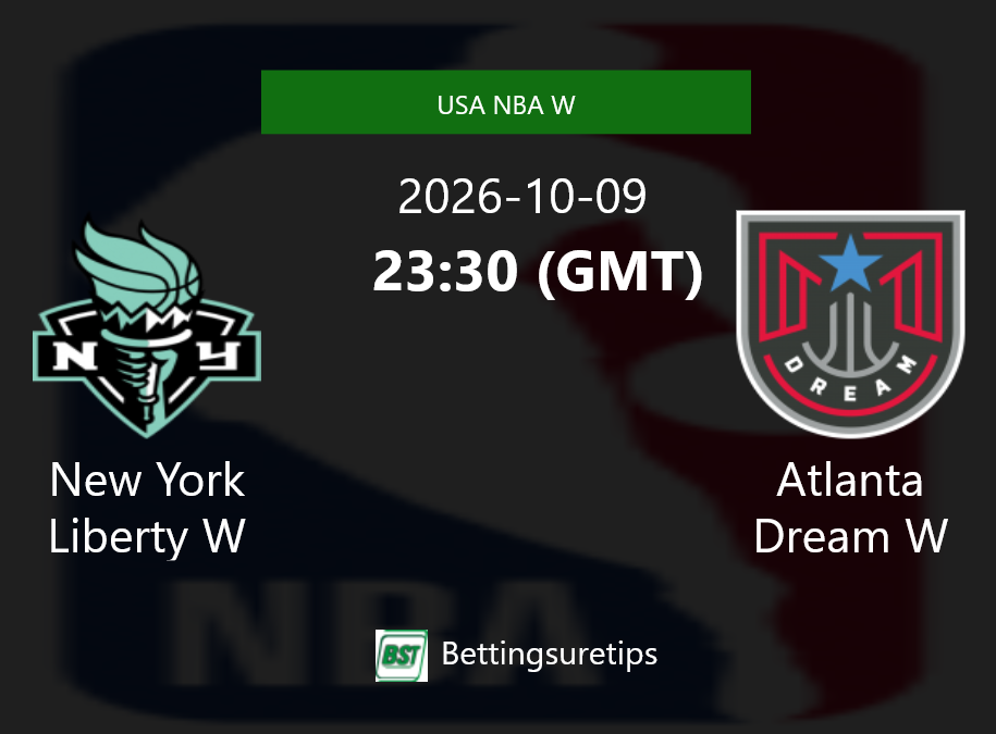 New York Liberty W vs Atlanta Dream W Prediction and Pick - USA NBA W New York Liberty W vs Atlanta Dream W Prediction and Pick - USA NBA W