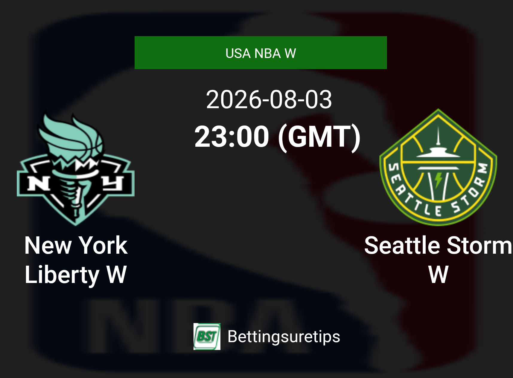 New York Liberty W vs Seattle Storm W Prediction and Pick - USA NBA W New York Liberty W vs Seattle Storm W Prediction and Pick - USA NBA W