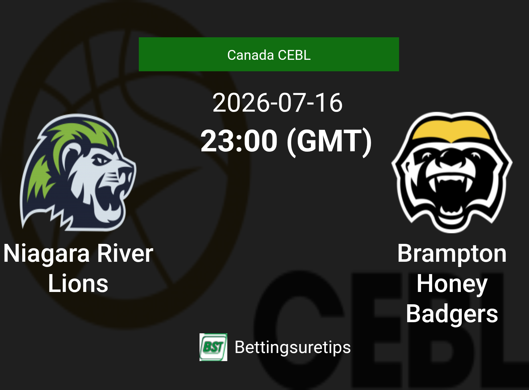 Niagara River Lions vs Brampton Honey Badgers Prediction and Pick - Canada CEBL Niagara River Lions vs Brampton Honey Badgers Prediction and Pick - Canada CEBL