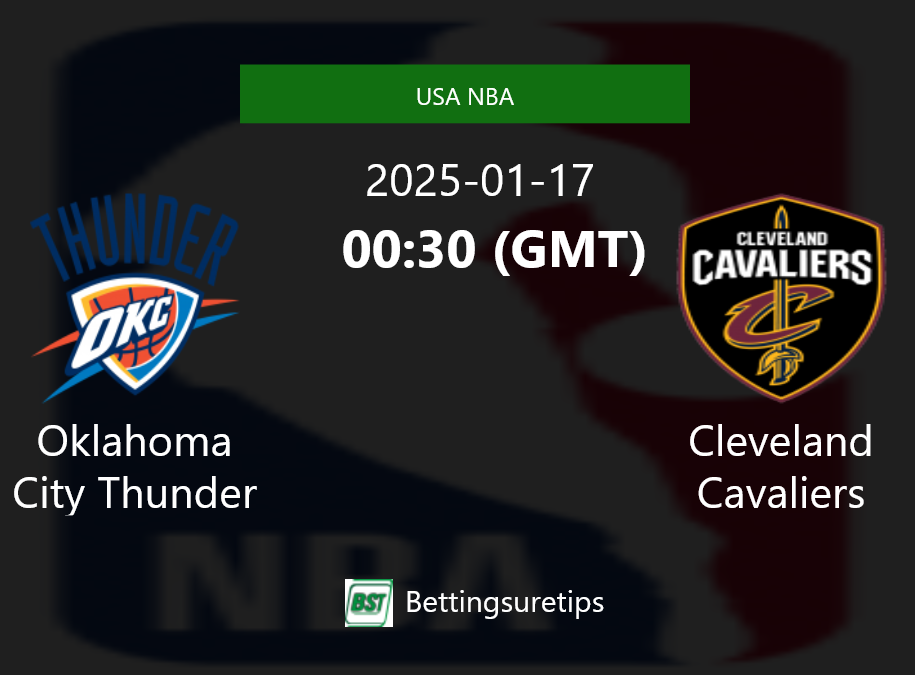 Oklahoma City Thunder vs Cleveland Cavaliers Prediction and Pick - USA NBA