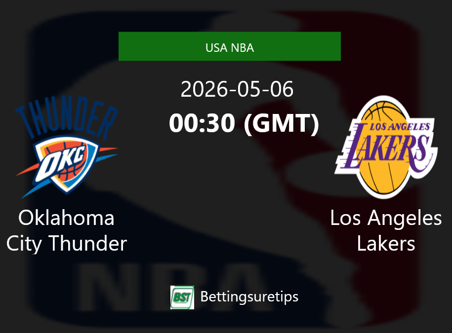 Oklahoma City Thunder vs Los Angeles Lakers Prediction and Pick - USA NBA Oklahoma City Thunder vs Los Angeles Lakers Prediction and Pick - USA NBA