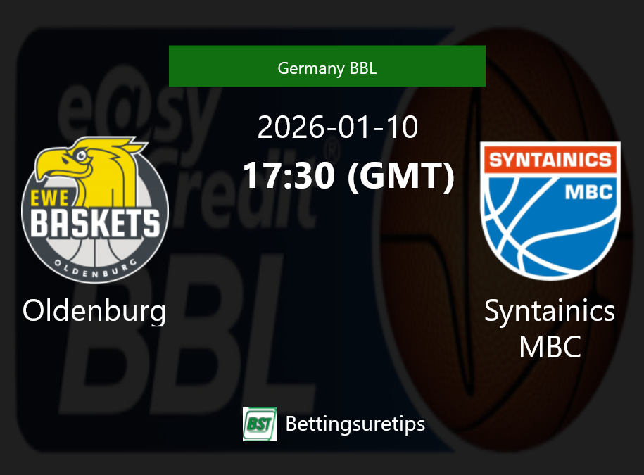 Oldenburg vs Syntainics MBC Prediction and Pick - Germany BBL Oldenburg vs Syntainics MBC Prediction and Pick - Germany BBL