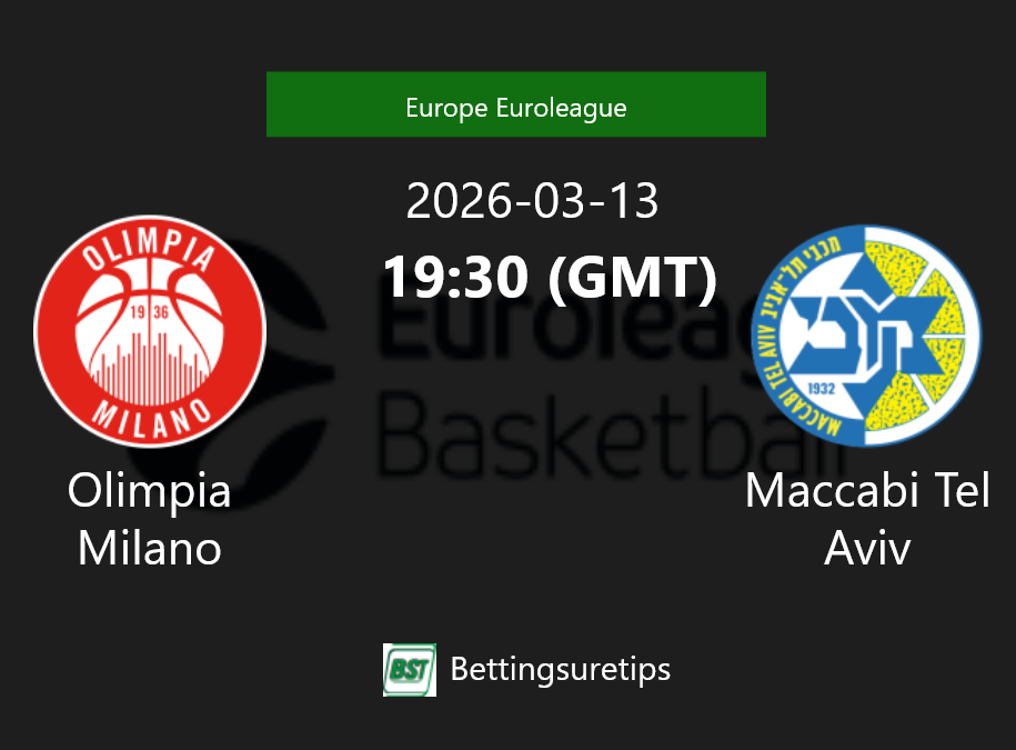 Olimpia Milano vs Maccabi Tel Aviv Prediction and Pick - Europe Euroleague Olimpia Milano vs Maccabi Tel Aviv Prediction and Pick - Europe Euroleague