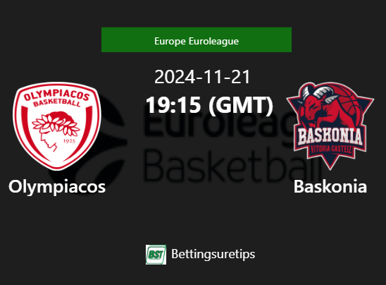 Olympiacos vs Baskonia Prediction and Pick - Europe Euroleague