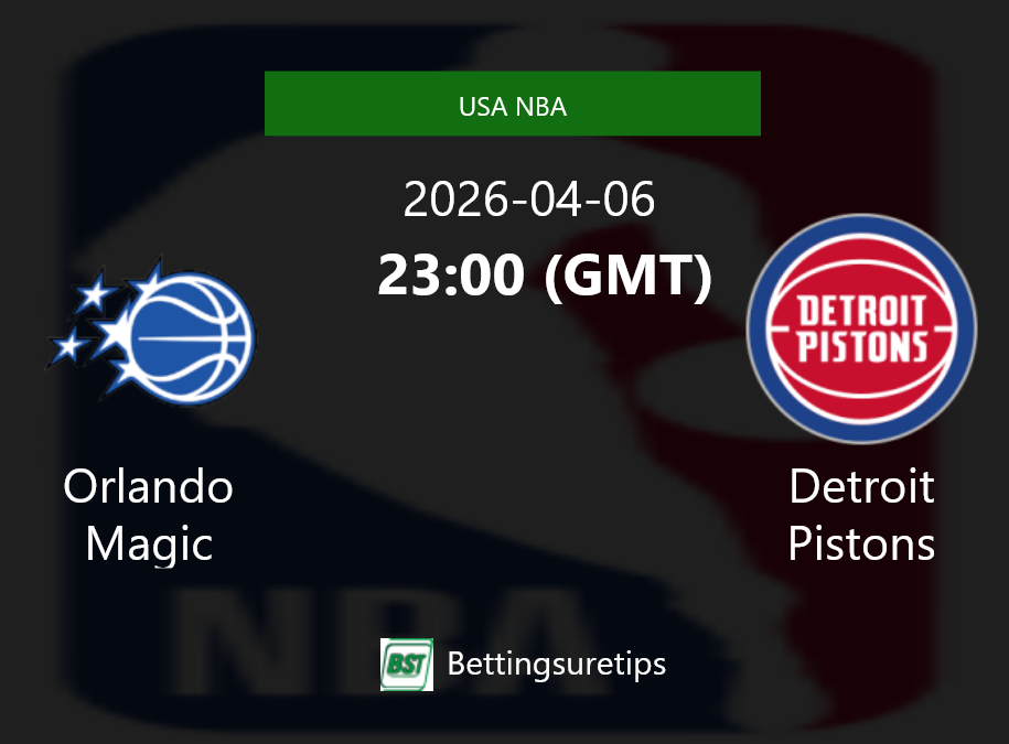 Orlando Magic vs Detroit Pistons Prediction and Pick - USA NBA Orlando Magic vs Detroit Pistons Prediction and Pick - USA NBA