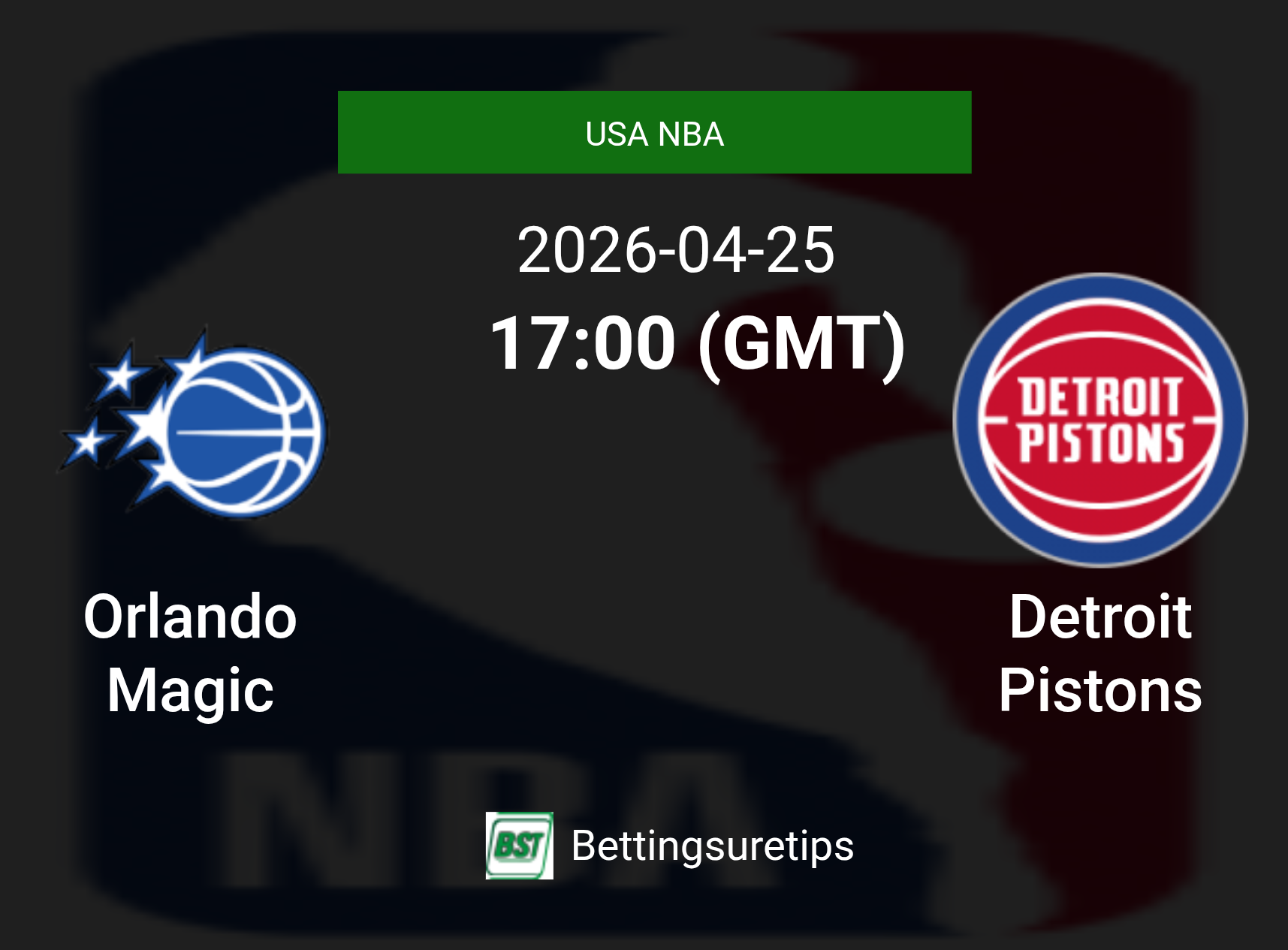 Orlando Magic vs Detroit Pistons Prediction and Pick - USA NBA Orlando Magic vs Detroit Pistons Prediction and Pick - USA NBA