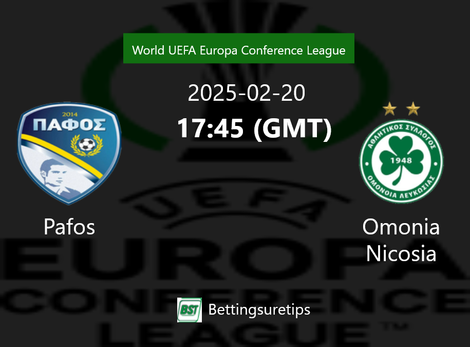 Pafos vs Omonia Nicosia Prediction Betting Tips & Correct Score