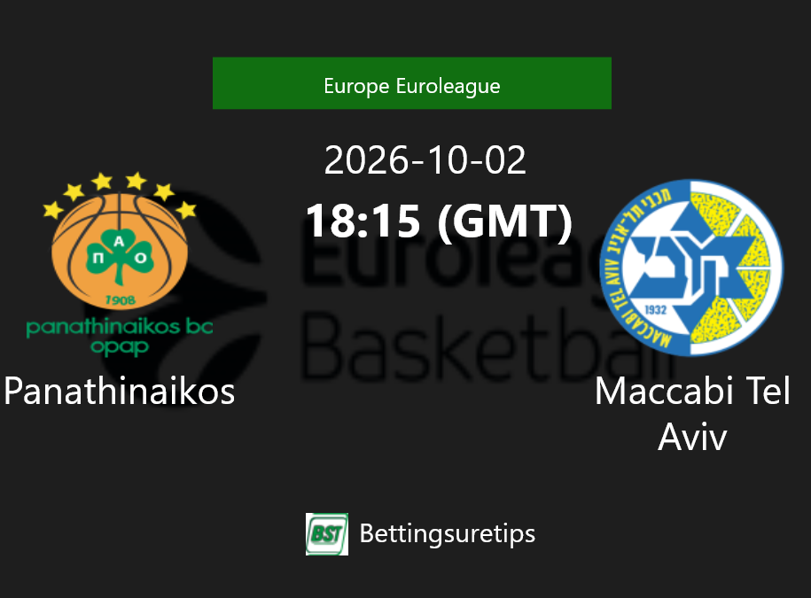 Panathinaikos vs Maccabi Tel Aviv Prediction and Pick - Europe Euroleague Panathinaikos vs Maccabi Tel Aviv Prediction and Pick - Europe Euroleague