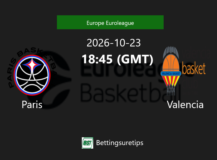 Paris vs Valencia Prediction and Pick - Europe Euroleague Paris vs Valencia Prediction and Pick - Europe Euroleague