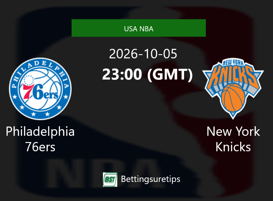 Philadelphia 76ers vs New York Knicks Prediction and Pick - USA NBA Philadelphia 76ers vs New York Knicks Prediction and Pick - USA NBA