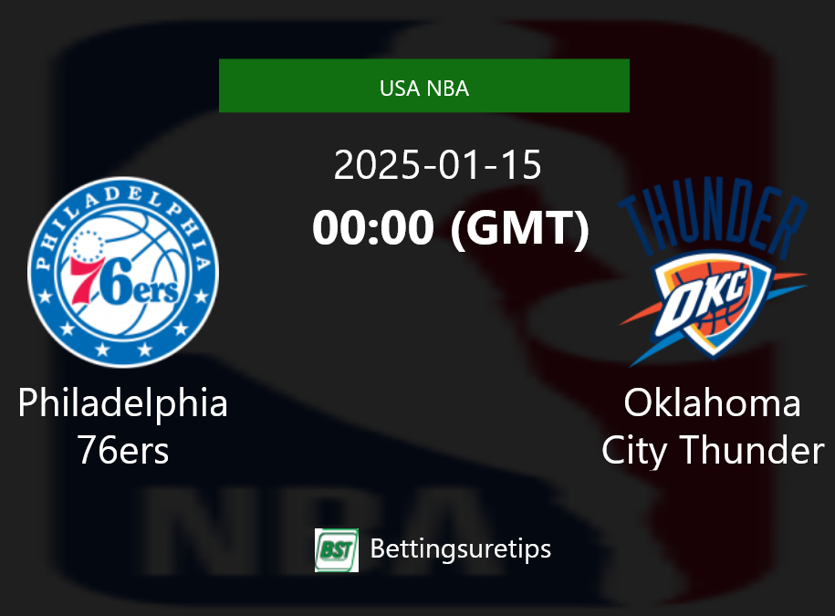 Philadelphia 76ers vs Oklahoma City Thunder Prediction and Pick - USA NBA