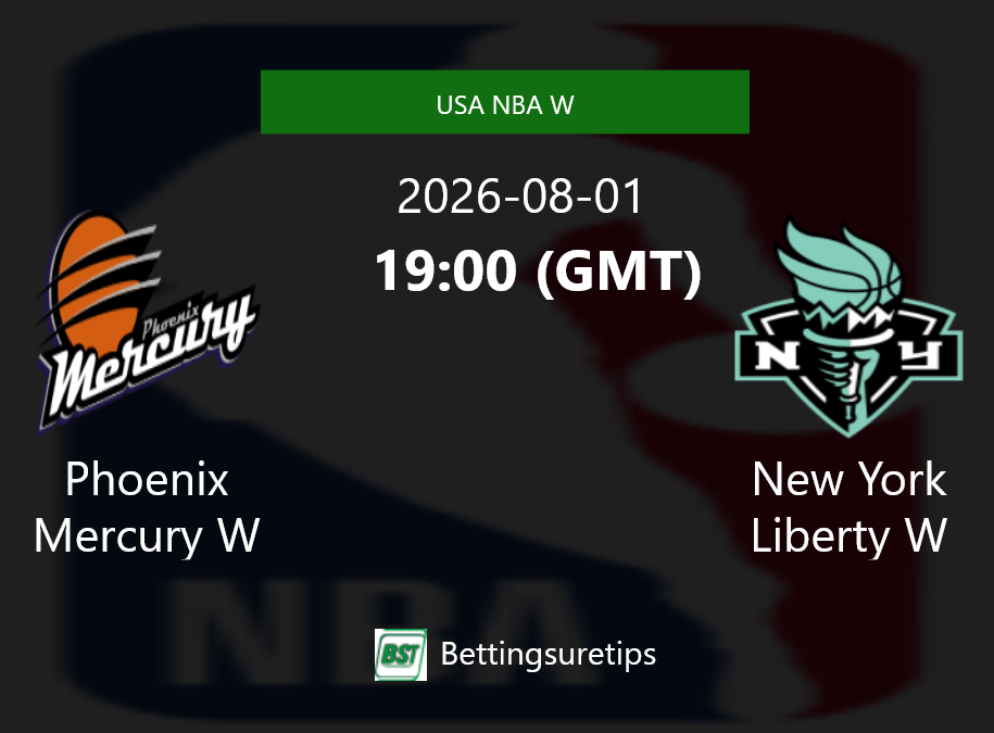 Phoenix Mercury W vs New York Liberty W Prediction and Pick - USA NBA W Phoenix Mercury W vs New York Liberty W Prediction and Pick - USA NBA W