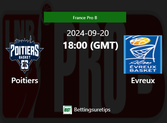 Poitiers vs Evreux Prediction and Pick - France Pro B