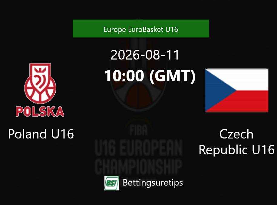 Poland U16 vs Czech Republic U16 Prediction and Pick - Europe EuroBasket U16 Poland U16 vs Czech Republic U16 Prediction and Pick - Europe EuroBasket U16