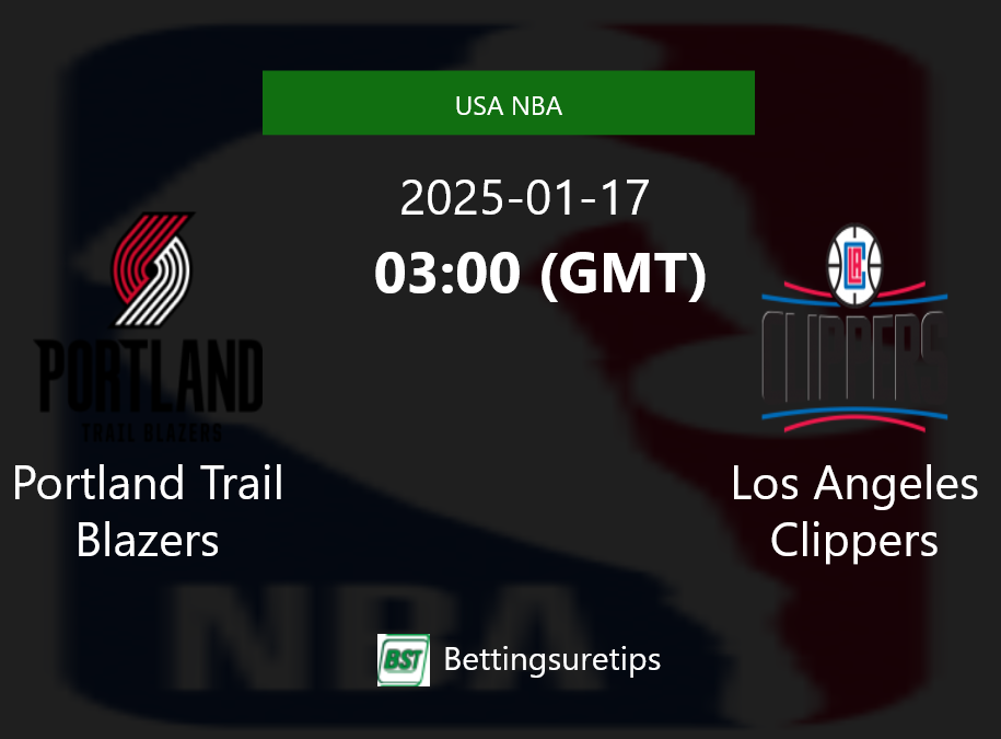 Portland Trail Blazers vs Los Angeles Clippers Prediction and Pick - USA NBA