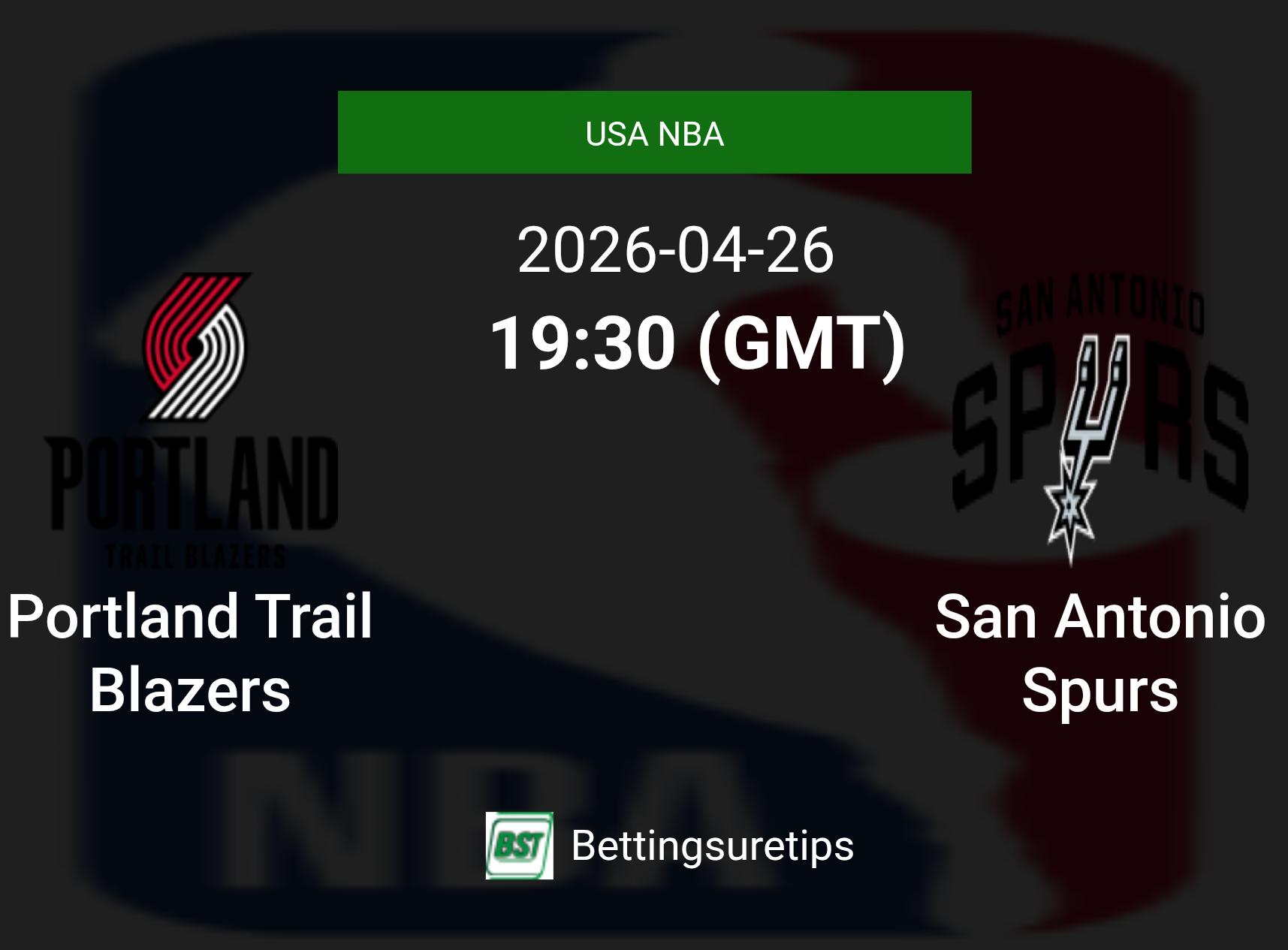 Portland Trail Blazers vs San Antonio Spurs Prediction and Pick - USA NBA Portland Trail Blazers vs San Antonio Spurs Prediction and Pick - USA NBA