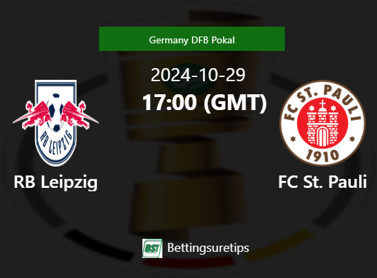 RB Leipzig vs FC St. Pauli Prediction Betting Tips & Correct Score