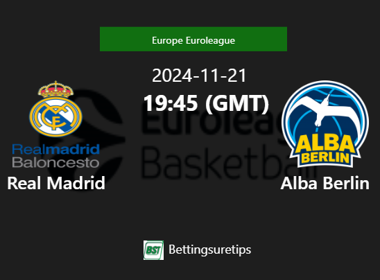 Real Madrid vs Alba Berlin Prediction and Pick - Europe Euroleague