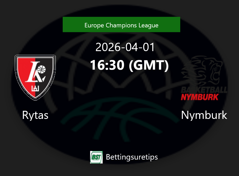 Rytas vs Nymburk Prediction and Pick - Europe Champions League Rytas vs Nymburk Prediction and Pick - Europe Champions League