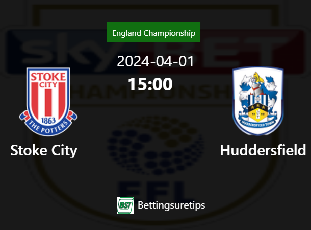 Stoke City vs Huddersfield's Predictions, Betting Tips & Correct