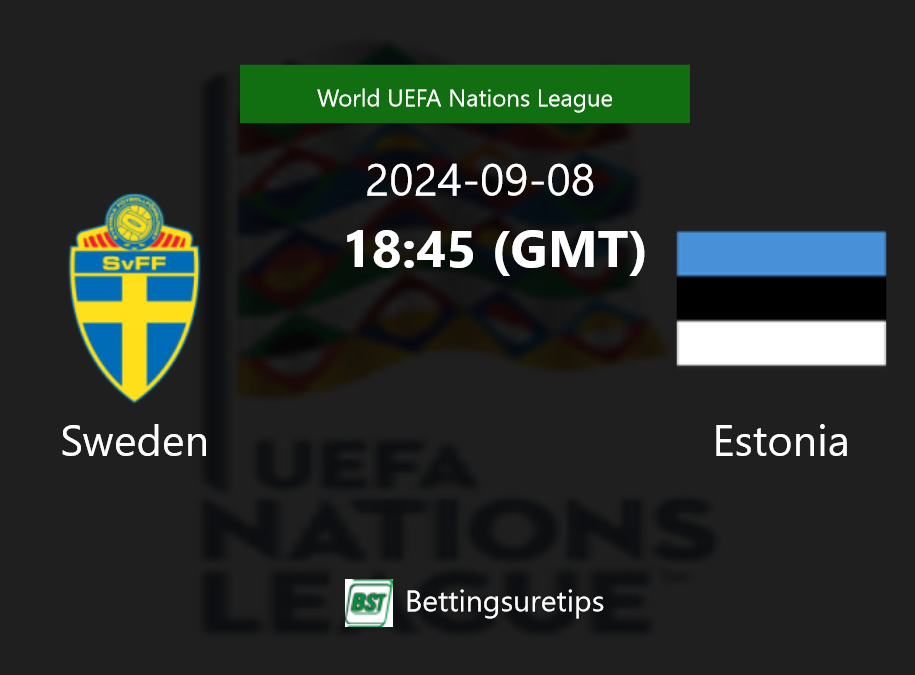 Sweden vs Estonia Prediction Betting Tips & Correct Score