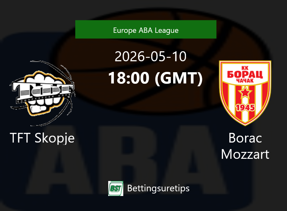 TFT Skopje vs Borac Mozzart Prediction and Pick - Europe ABA League TFT Skopje vs Borac Mozzart Prediction and Pick - Europe ABA League