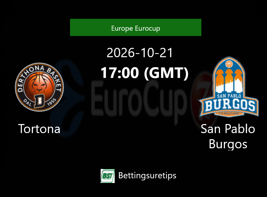 Tortona vs San Pablo Burgos Prediction and Pick - Europe Eurocup Tortona vs San Pablo Burgos Prediction and Pick - Europe Eurocup