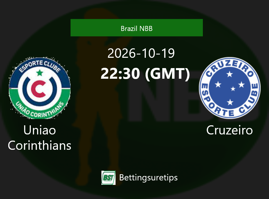 Uniao Corinthians vs Cruzeiro Prediction and Pick - Brazil NBB Uniao Corinthians vs Cruzeiro Prediction and Pick - Brazil NBB
