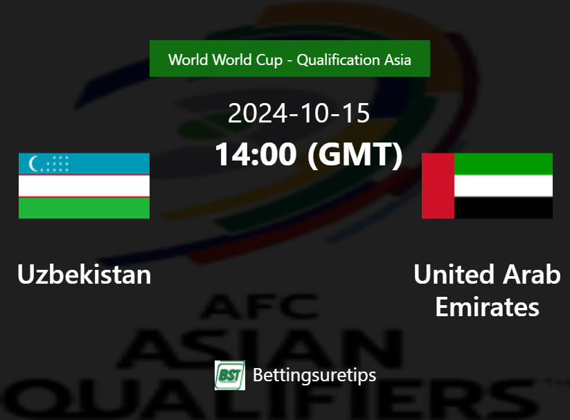 Uzbekistan vs United Arab Emirates Prediction Betting Tips & Correct Score