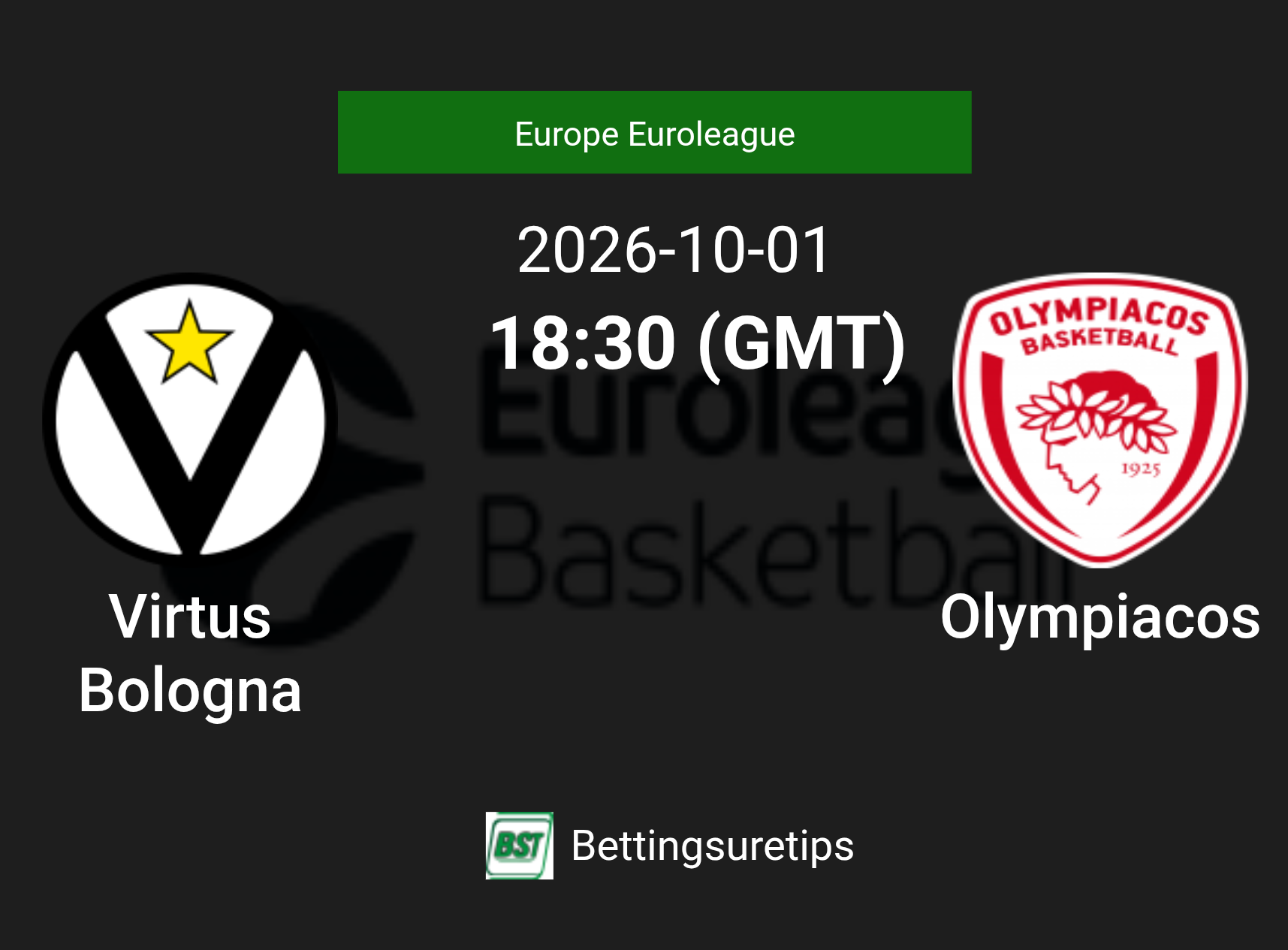 Virtus Bologna vs Olympiacos Prediction and Pick - Europe Euroleague Virtus Bologna vs Olympiacos Prediction and Pick - Europe Euroleague