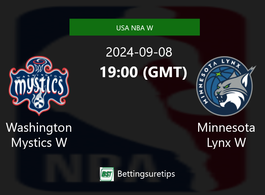 Washington Mystics W vs Minnesota Lynx W Prediction and Pick - USA NBA W