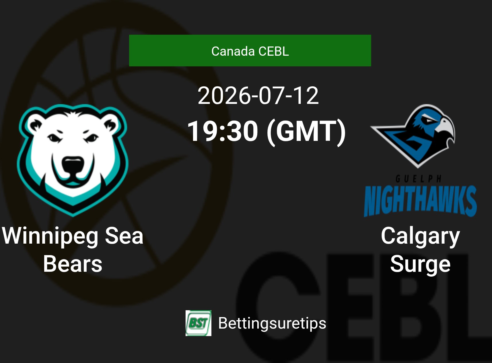 Winnipeg Sea Bears vs Calgary Surge Prediction and Pick - Canada CEBL Winnipeg Sea Bears vs Calgary Surge Prediction and Pick - Canada CEBL
