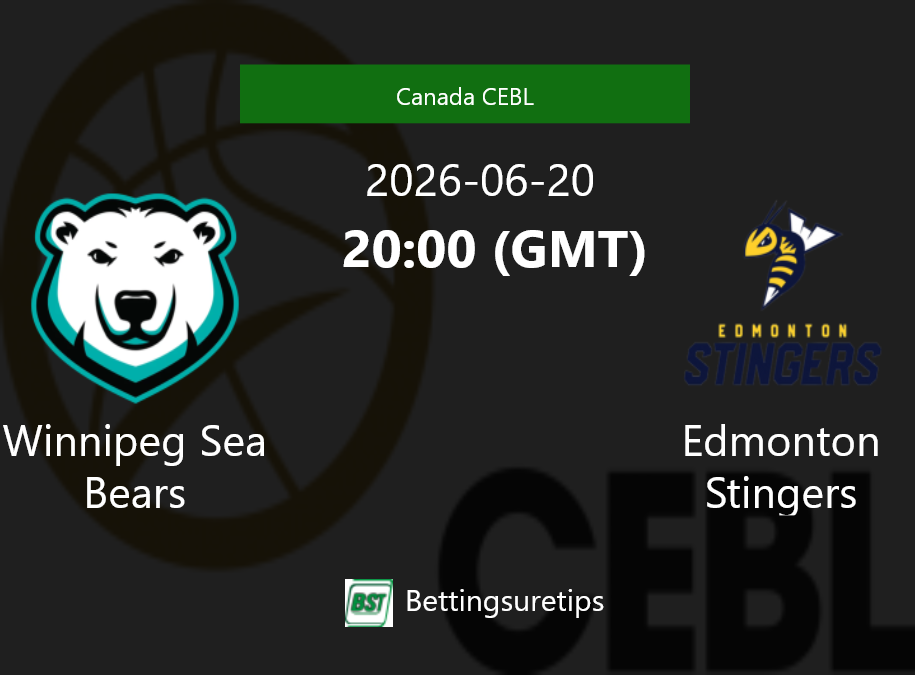 Winnipeg Sea Bears vs Edmonton Stingers Prediction and Pick - Canada CEBL Winnipeg Sea Bears vs Edmonton Stingers Prediction and Pick - Canada CEBL